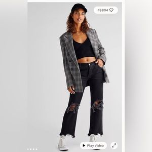 Free people Maggie mid rise straight leg jeans